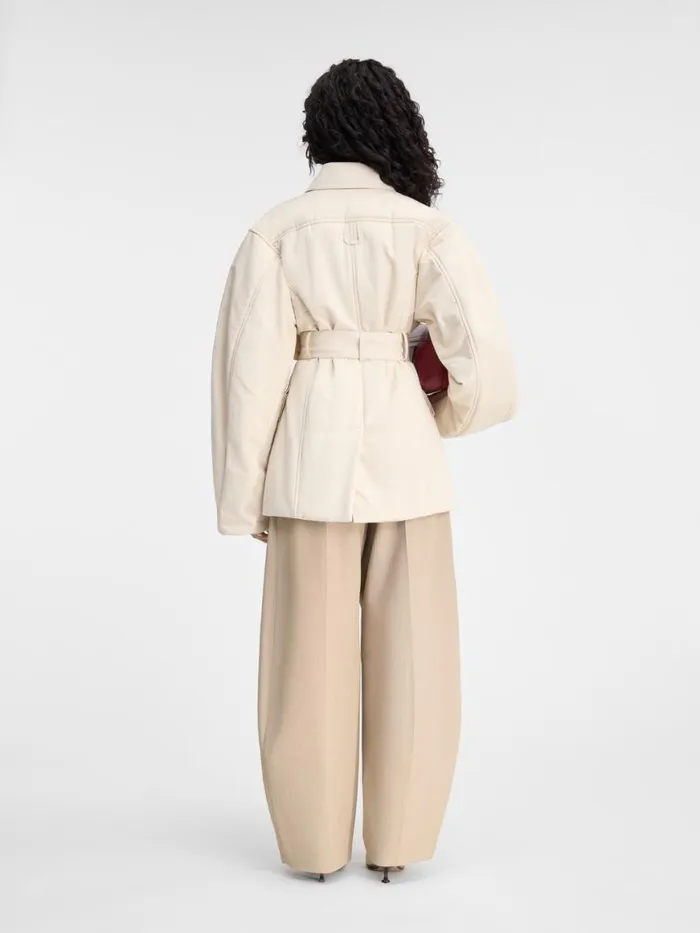 The Bari Jacket Beige Women JACQUEMUS Coats and Jackets The Bari Jacket Beige Women JACQUEMUS Coats and Jackets