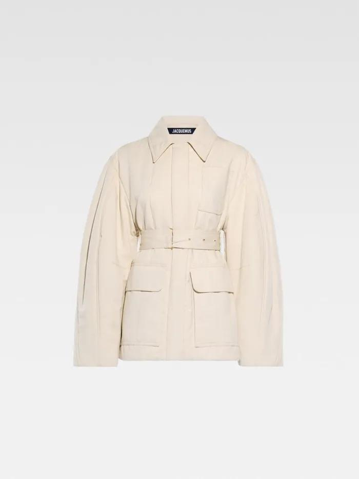 The Bari Jacket Beige Women JACQUEMUS Coats and Jackets The Bari Jacket Beige Women JACQUEMUS Coats and Jackets