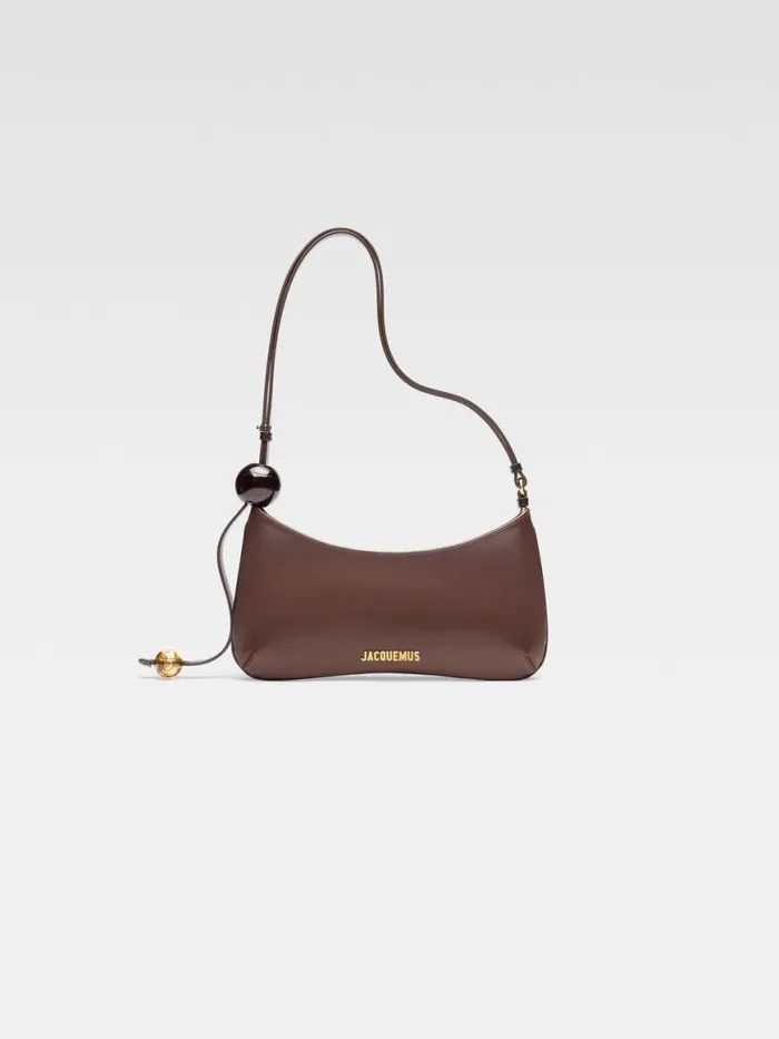 The Bisou Perle Medium Brown Women JACQUEMUS Shoulder Bags