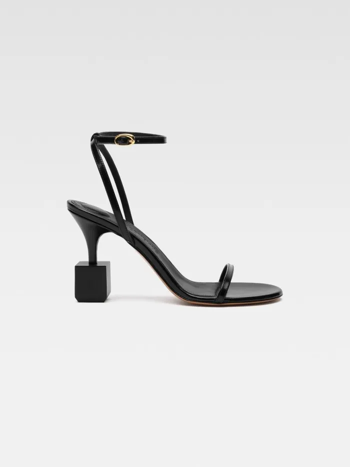 The Bisou Sandals Black Women JACQUEMUS Shoes