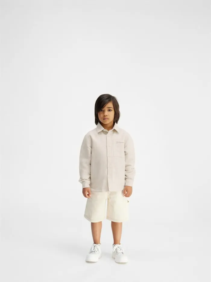 The Boulanger Kids039 Shirt Light Beige WomenMen JACQUEMUS Tops