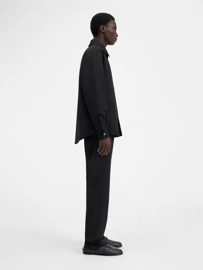 The Boulanger Shirt Black Men JACQUEMUS Shirts The Boulanger Shirt Black Men JACQUEMUS Shirts