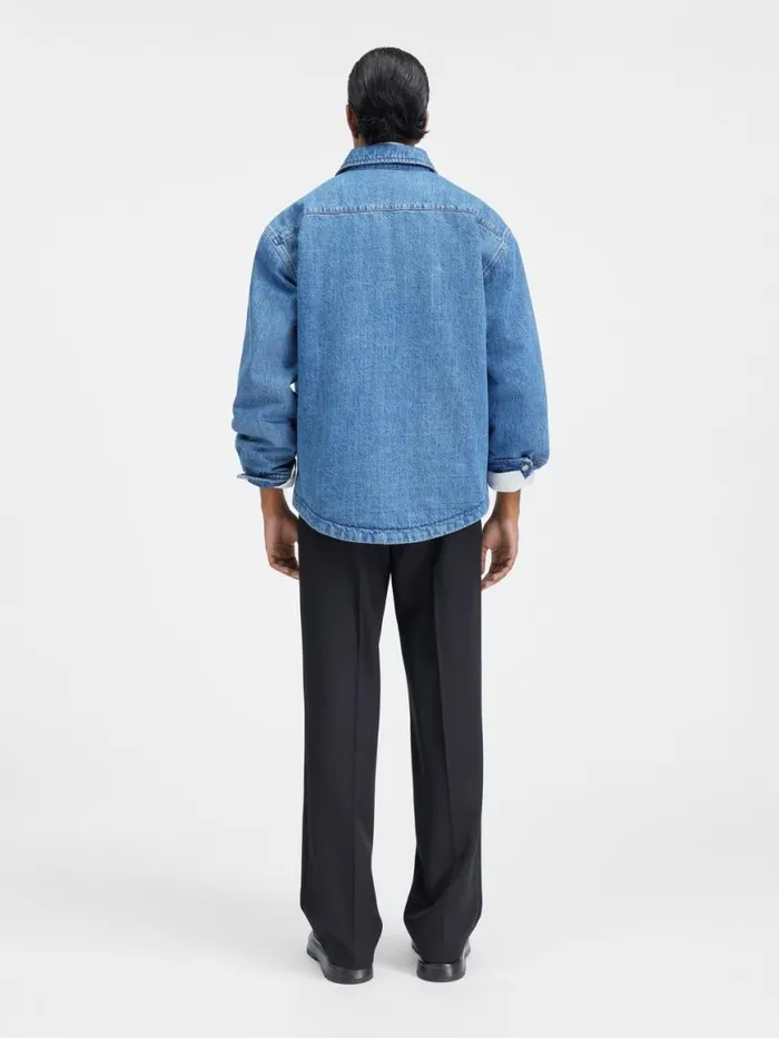 The Boulanger Shirt Bluetabac Men JACQUEMUS Shirts The Boulanger Shirt Bluetabac Men JACQUEMUS Shirts