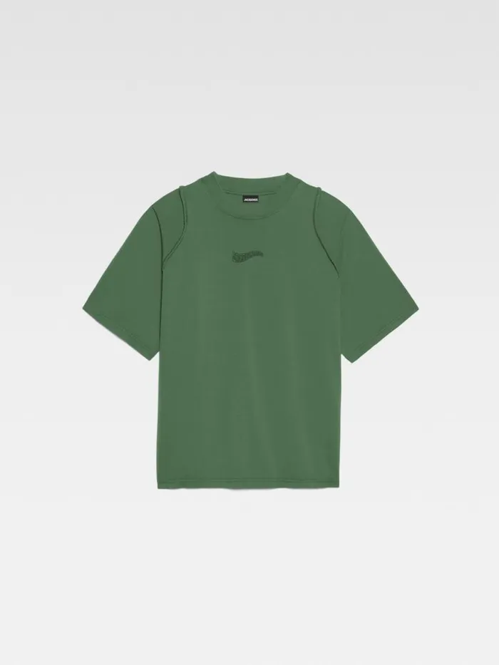 The Camargue Tshirt Dark Green Men JACQUEMUS Tshirts The Camargue Tshirt Dark Green Men JACQUEMUS Tshirts