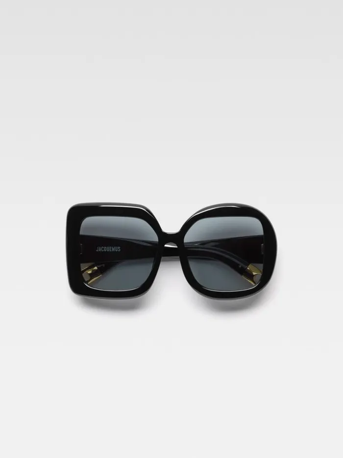 The Carr Rond Sunglasses Black WomenMen JACQUEMUS Sunglasses