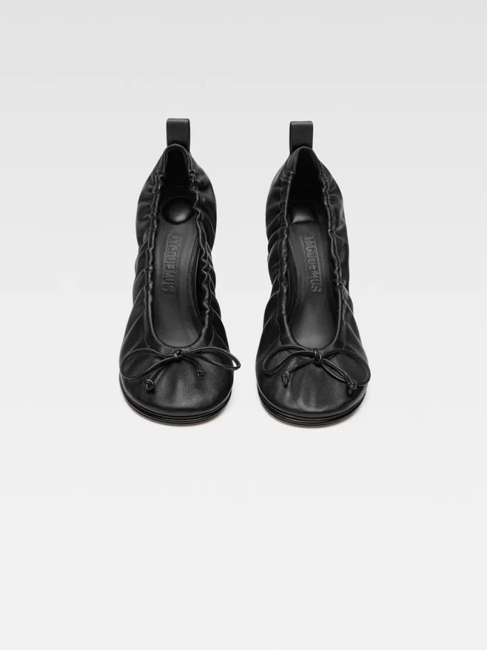 The Double Ballerina Heels Black Women JACQUEMUS Shoes The Double Ballerina Heels Black Women JACQUEMUS Shoes