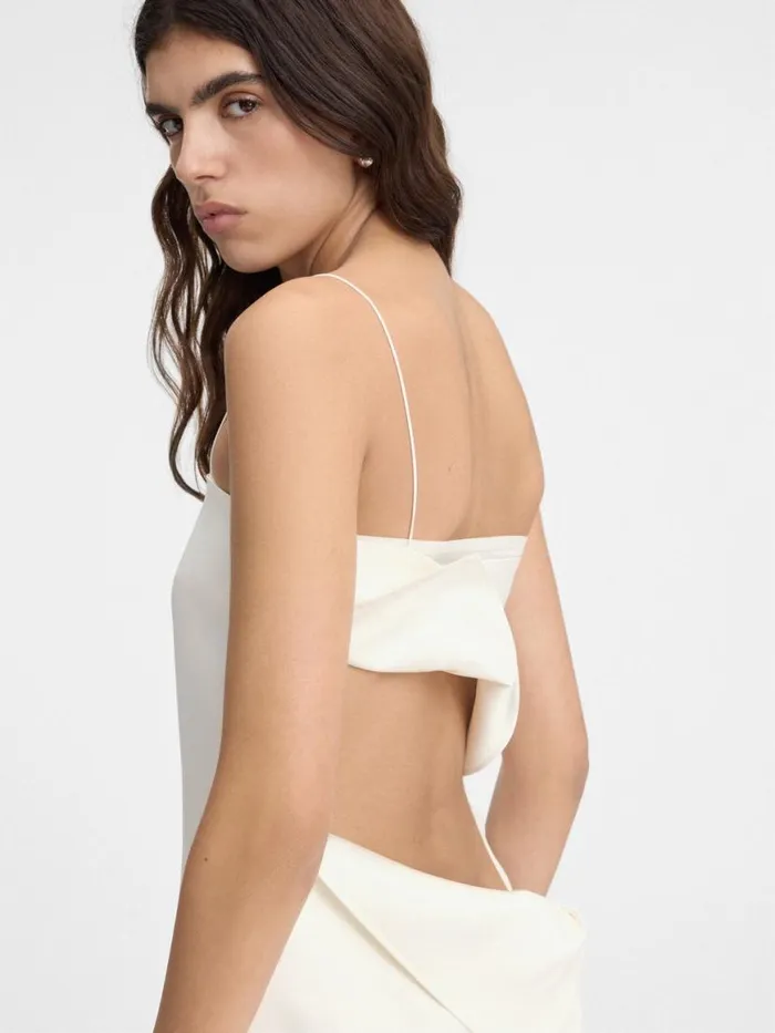 The Elica Dress White Women JACQUEMUS Dresses and Skirts The Elica Dress White Women JACQUEMUS Dresses and Skirts