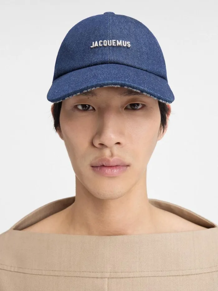 The Gadjo Cap Navy Navy Stripes WomenMen JACQUEMUS Hats The Gadjo Cap Navy Navy Stripes WomenMen JACQUEMUS Hats