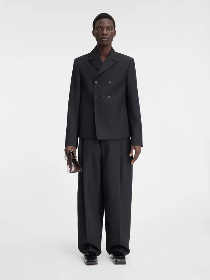 The Giacca Jacket Black Men JACQUEMUS Coats and Jackets