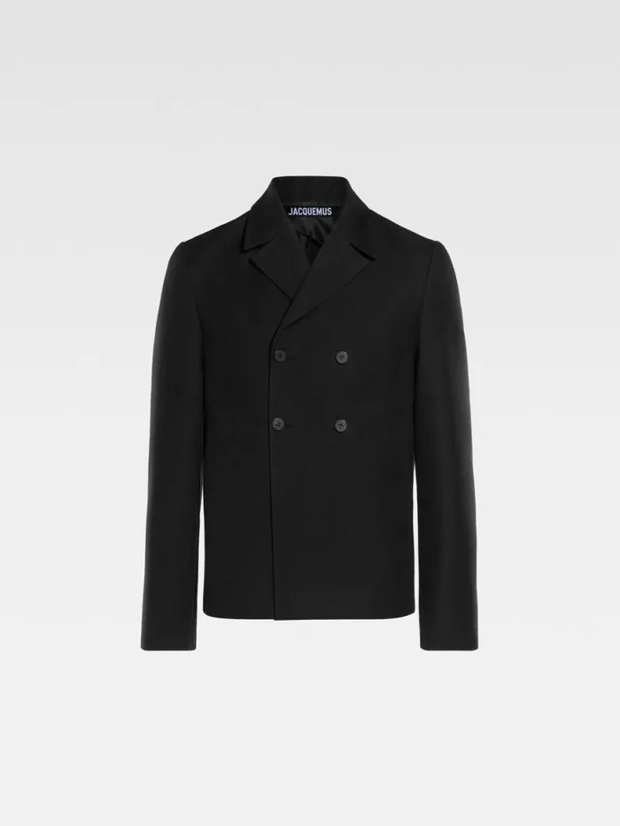 The Giacca Jacket Black Men JACQUEMUS Coats and Jackets The Giacca Jacket Black Men JACQUEMUS Coats and Jackets