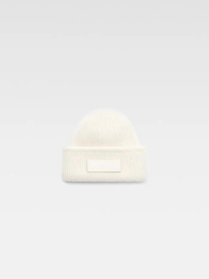 The Gros Grain Beanie Offwhite WomenMen JACQUEMUS Scarves Beanies and Gloves
