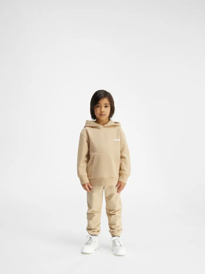 The Jacquemus Kids039 Sweatshirt Dark Beige WomenMen JACQUEMUS Tops