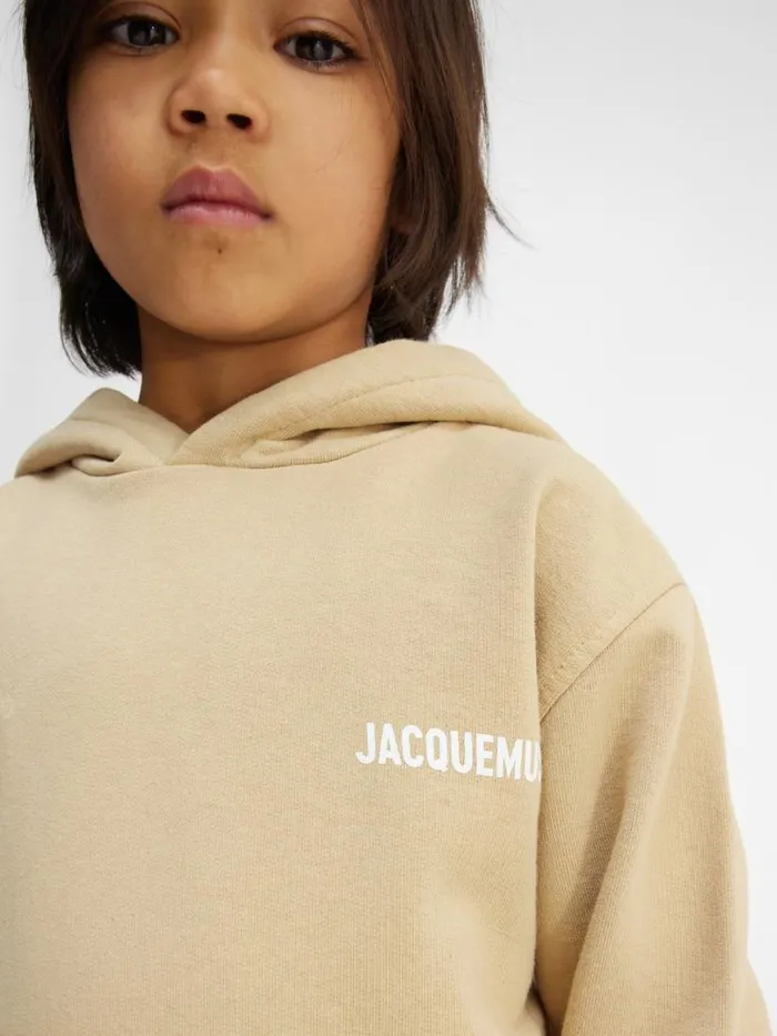 The Jacquemus Kids039 Sweatshirt Dark Beige WomenMen JACQUEMUS Tops The Jacquemus Kids039 Sweatshirt Dark Beige WomenMen JACQUEMUS Tops