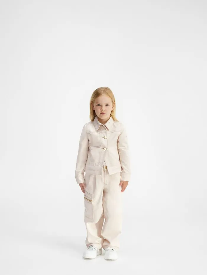 The Kids039 DeNmes Denim Jacket Offwhite WomenMen JACQUEMUS Tops