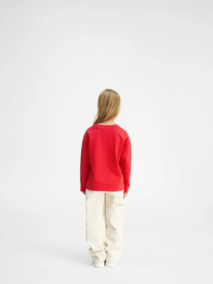 The Kids039 Longsleeve Tshirt Red WomenMen JACQUEMUS Tops The Kids039 Longsleeve Tshirt Red WomenMen JACQUEMUS Tops