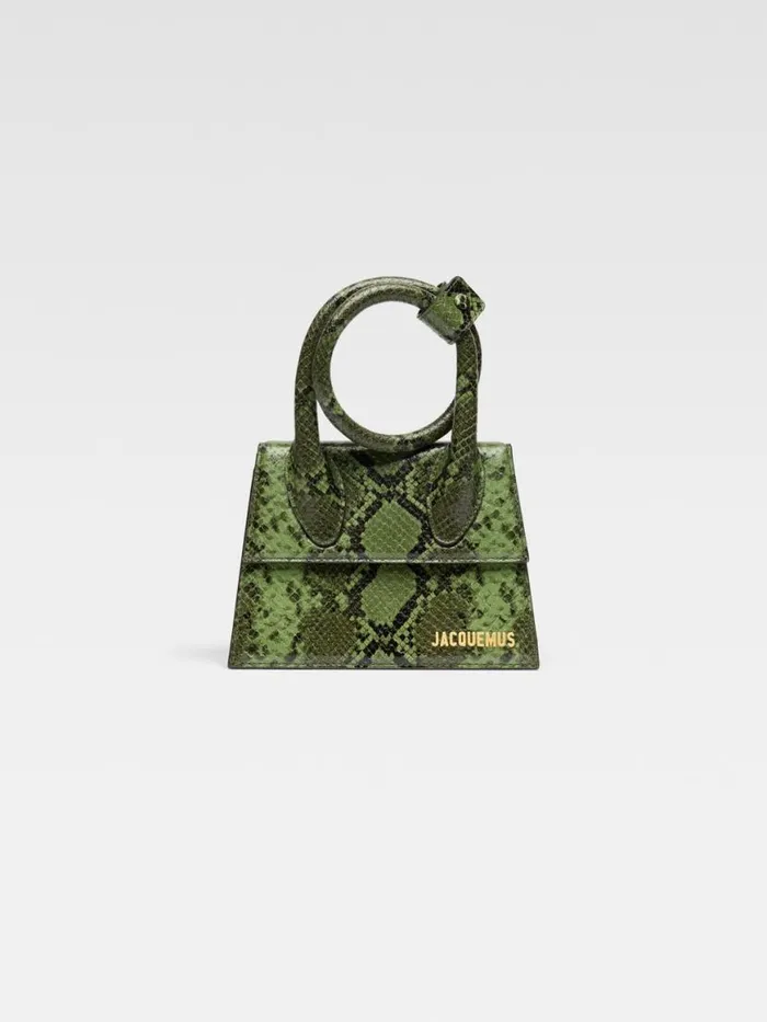 The Knot Chiquito Green Women JACQUEMUS Crossbody and Handbags