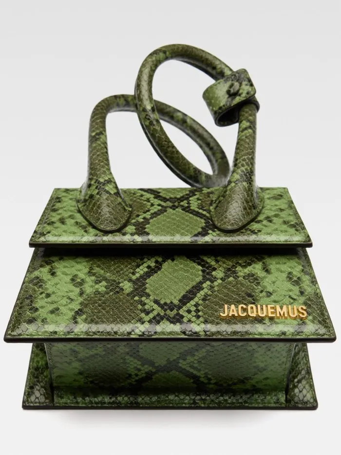 The Knot Chiquito Green Women JACQUEMUS Crossbody and Handbags The Knot Chiquito Green Women JACQUEMUS Crossbody and Handbags