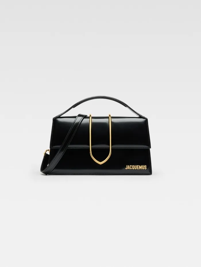 The Large Bambino Black Women JACQUEMUS Crossbody and Handbags