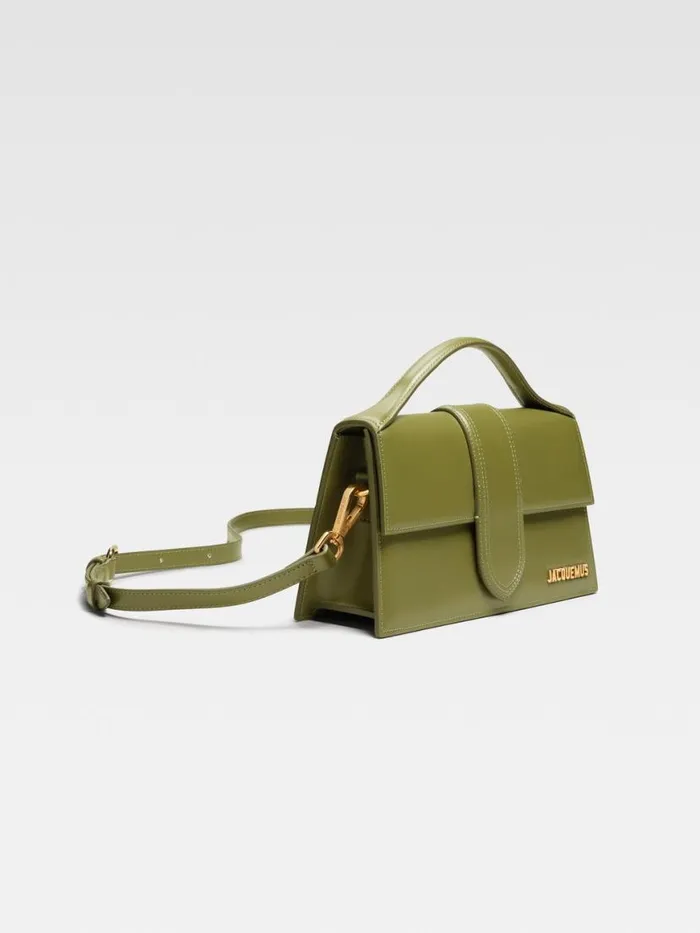 The Large Bambino Khaki Women JACQUEMUS Crossbody and Handbags The Large Bambino Khaki Women JACQUEMUS Crossbody and Handbags