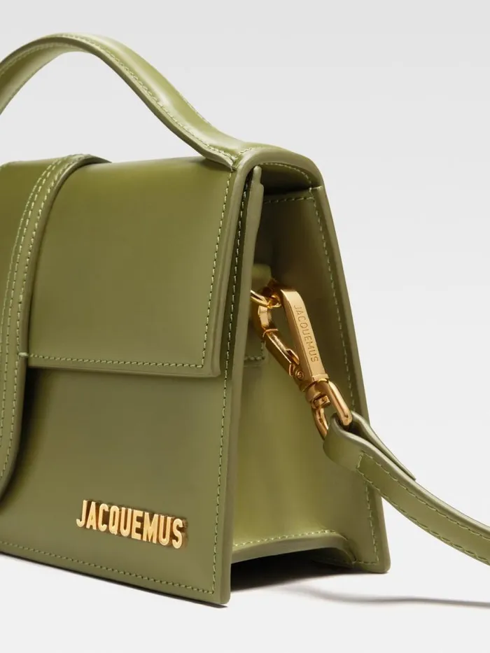 The Large Bambino Khaki Women JACQUEMUS Crossbody and Handbags The Large Bambino Khaki Women JACQUEMUS Crossbody and Handbags