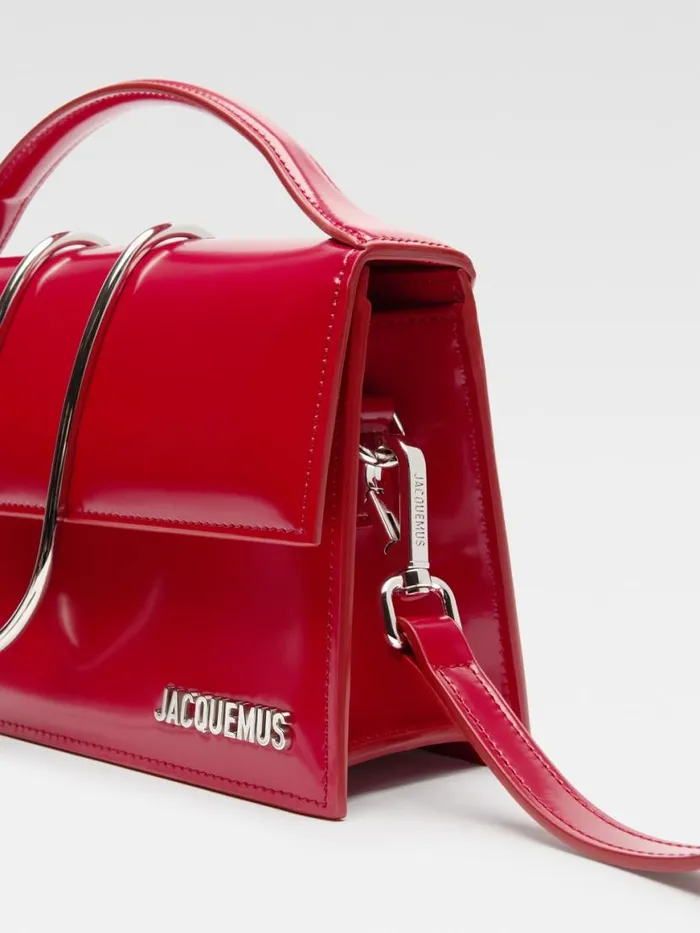 The Large Bambino Red Women JACQUEMUS Crossbody and Handbags The Large Bambino Red Women JACQUEMUS Crossbody and Handbags