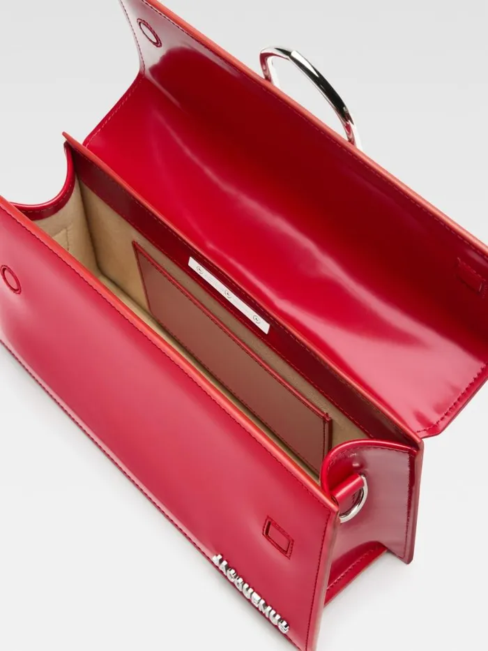 The Large Bambino Red Women JACQUEMUS Crossbody and Handbags The Large Bambino Red Women JACQUEMUS Crossbody and Handbags