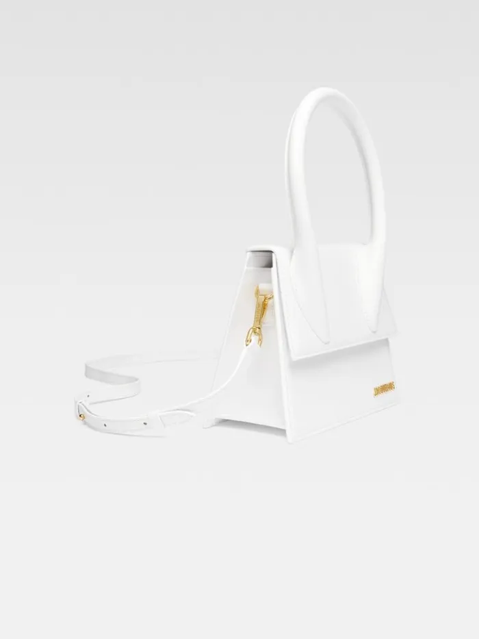 The Large Chiquito White Women JACQUEMUS Crossbody and Handbags The Large Chiquito White Women JACQUEMUS Crossbody and Handbags