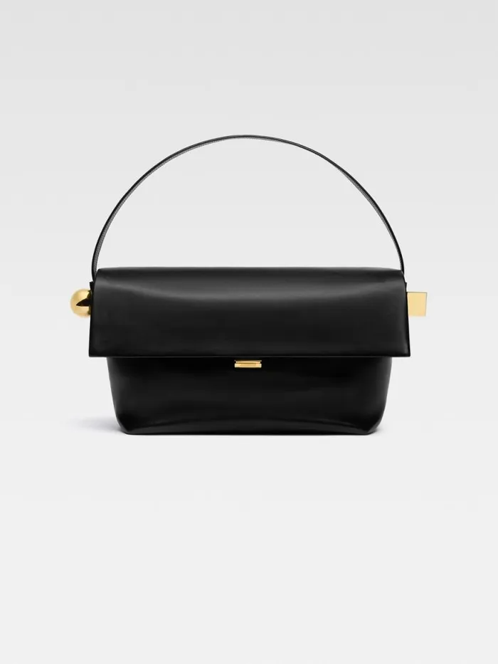 The Large Rond Carr Black Women JACQUEMUS Shoulder Bags