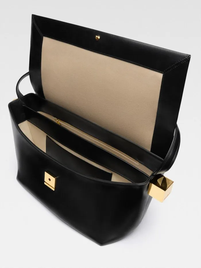 The Large Rond Carr Black Women JACQUEMUS Shoulder Bags The Large Rond Carr Black Women JACQUEMUS Shoulder Bags