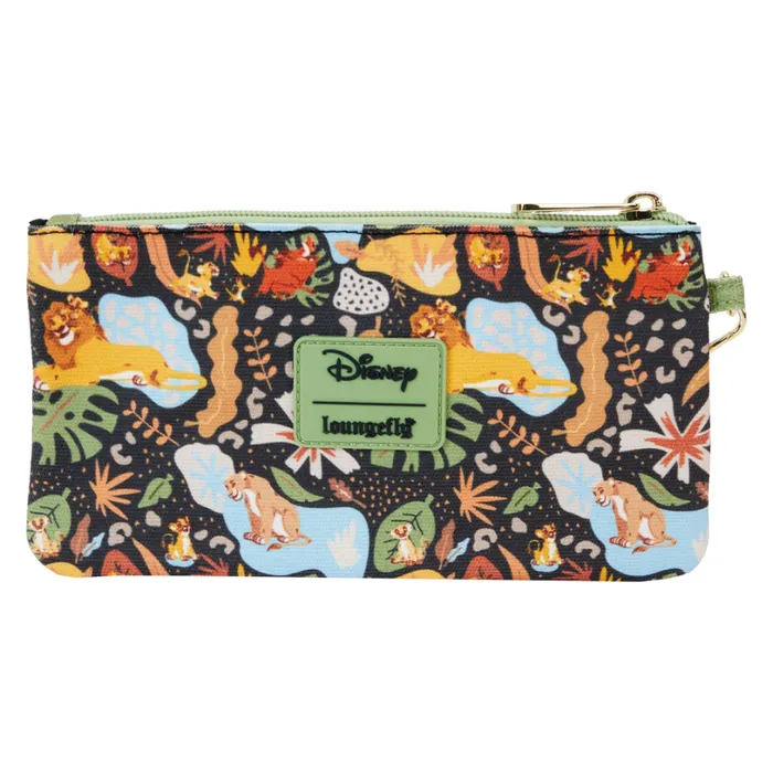 The Lion King 30th Anniversary AllOver Print Canvas Zipper Pouch Wristlet Unisex Loungefly Bags and Wallets The Lion King 30th Anniversary AllOver Print Canvas Zipper Pouch Wristlet Unisex Loungefly Bags and Wallets