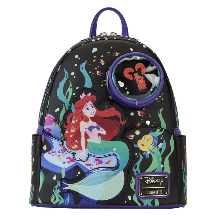 The Little Mermaid 35th Anniversary Life Is The Bubbles Mini Backpack Unisex Loungefly Backpacks