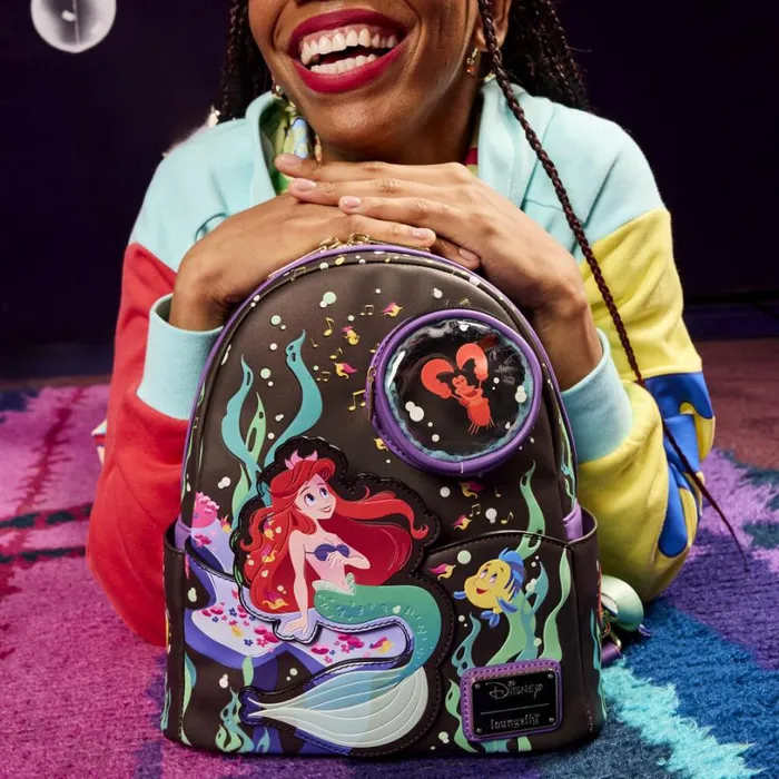 The Little Mermaid 35th Anniversary Life Is The Bubbles Mini Backpack Unisex Loungefly Backpacks The Little Mermaid 35th Anniversary Life Is The Bubbles Mini Backpack Unisex Loungefly Backpacks