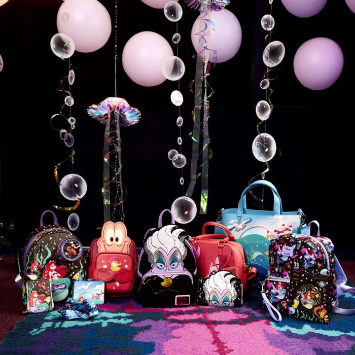 The Little Mermaid 35th Anniversary Life Is The Bubbles Mini Backpack Unisex Loungefly Backpacks The Little Mermaid 35th Anniversary Life Is The Bubbles Mini Backpack Unisex Loungefly Backpacks
