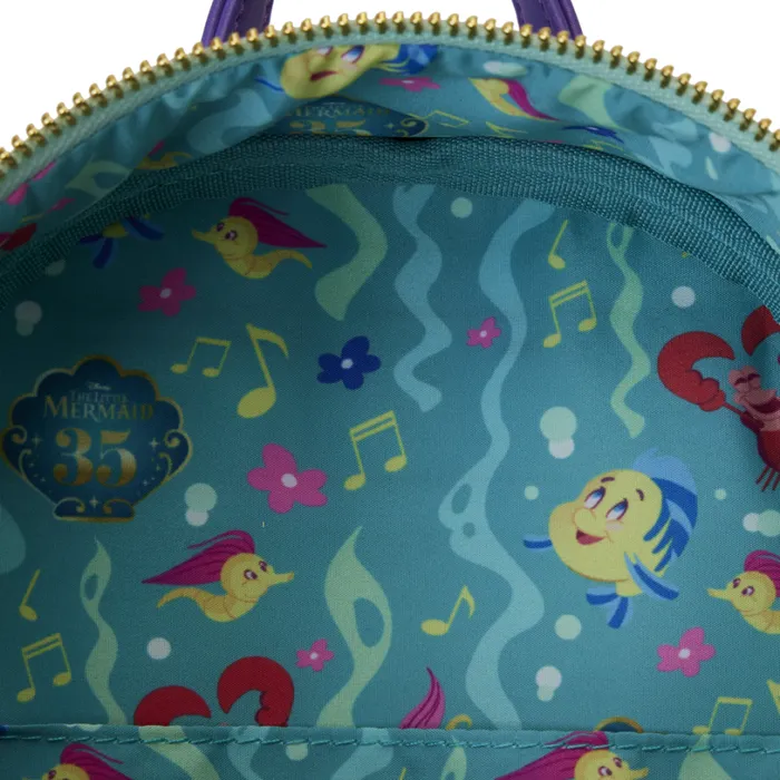 The Little Mermaid 35th Anniversary Life Is The Bubbles Mini Backpack Unisex Loungefly Backpacks The Little Mermaid 35th Anniversary Life Is The Bubbles Mini Backpack Unisex Loungefly Backpacks