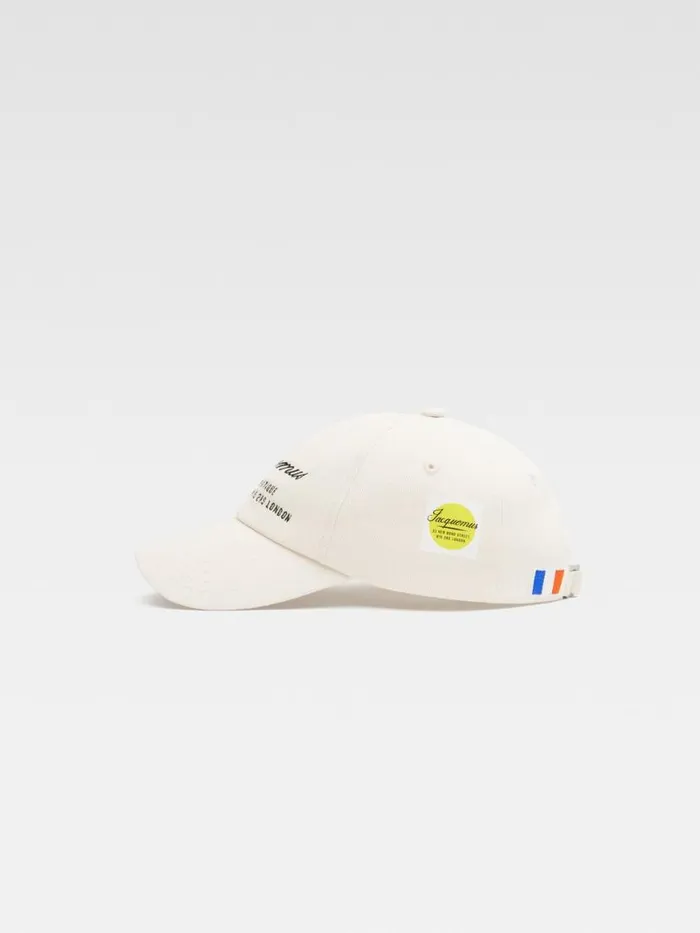 The London Baseball Cap Offwhite WomenMen JACQUEMUS Hats The London Baseball Cap Offwhite WomenMen JACQUEMUS Hats