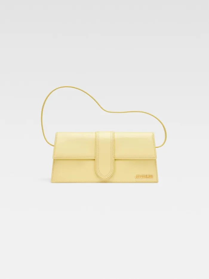 The Long Bambino Pale Yellow Women JACQUEMUS Shoulder Bags