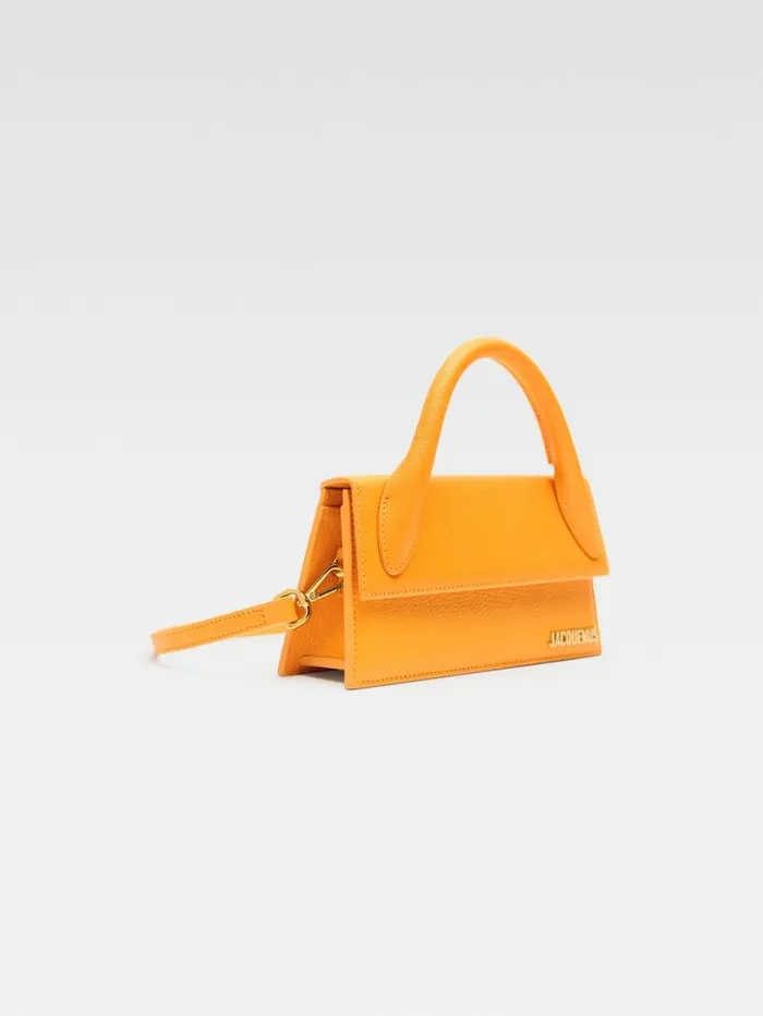 The Long Chiquito Dark Orange Women JACQUEMUS Crossbody and Handbags The Long Chiquito Dark Orange Women JACQUEMUS Crossbody and Handbags