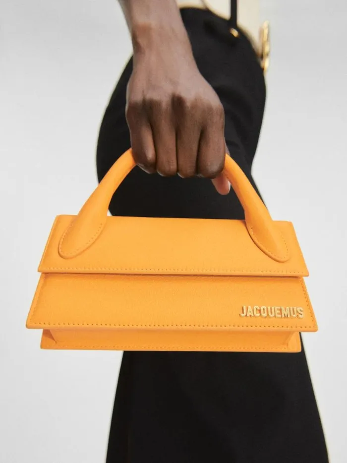 The Long Chiquito Dark Orange Women JACQUEMUS Crossbody and Handbags The Long Chiquito Dark Orange Women JACQUEMUS Crossbody and Handbags