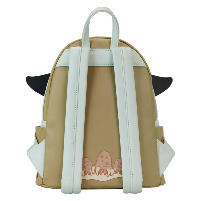 The Mandalorian Grogu and Crabbies Cosplay Mini Backpack Unisex Loungefly Backpacks The Mandalorian Grogu and Crabbies Cosplay Mini Backpack Unisex Loungefly Backpacks