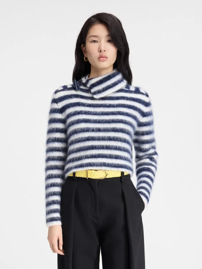 The Marina Sweater Multinavy Women JACQUEMUS Knits The Marina Sweater Multinavy Women JACQUEMUS Knits