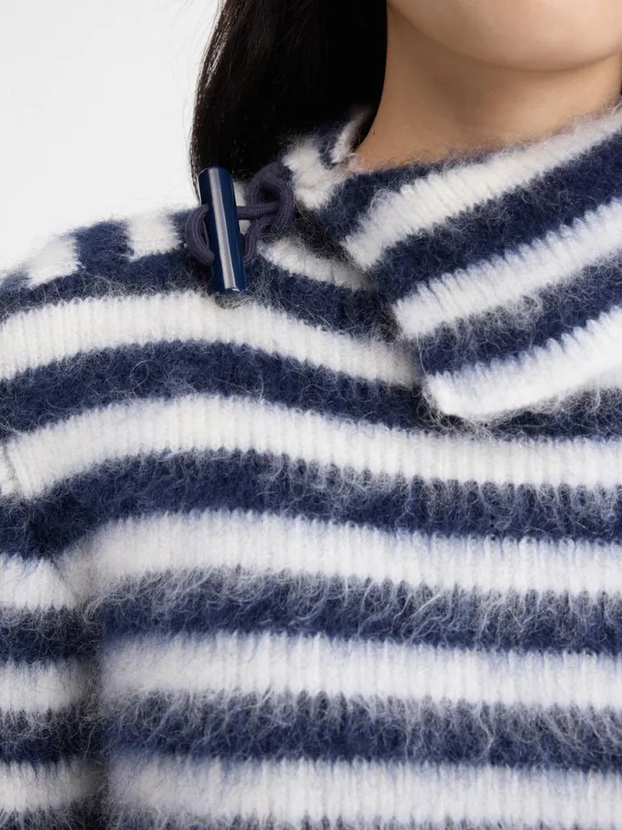 The Marina Sweater Multinavy Women JACQUEMUS Knits The Marina Sweater Multinavy Women JACQUEMUS Knits