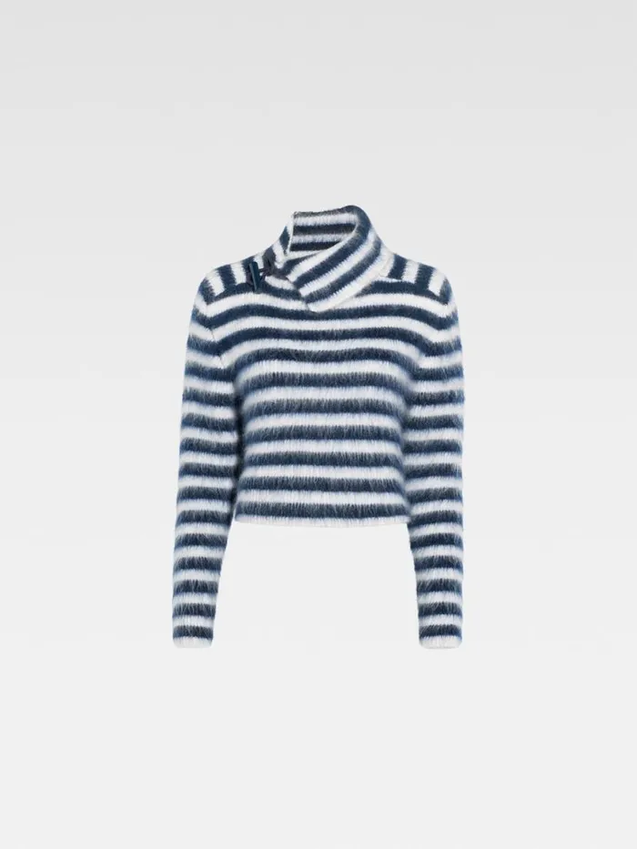 The Marina Sweater Multinavy Women JACQUEMUS Knits The Marina Sweater Multinavy Women JACQUEMUS Knits