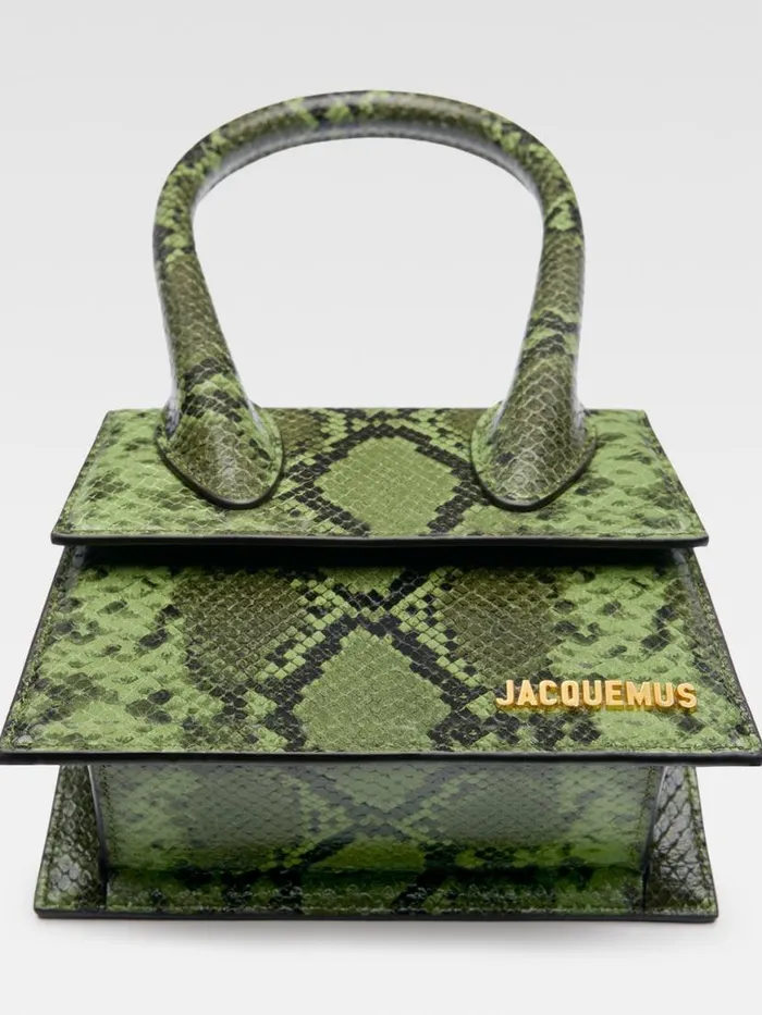 The Medium Chiquito Green Women JACQUEMUS Crossbody and Handbags The Medium Chiquito Green Women JACQUEMUS Crossbody and Handbags