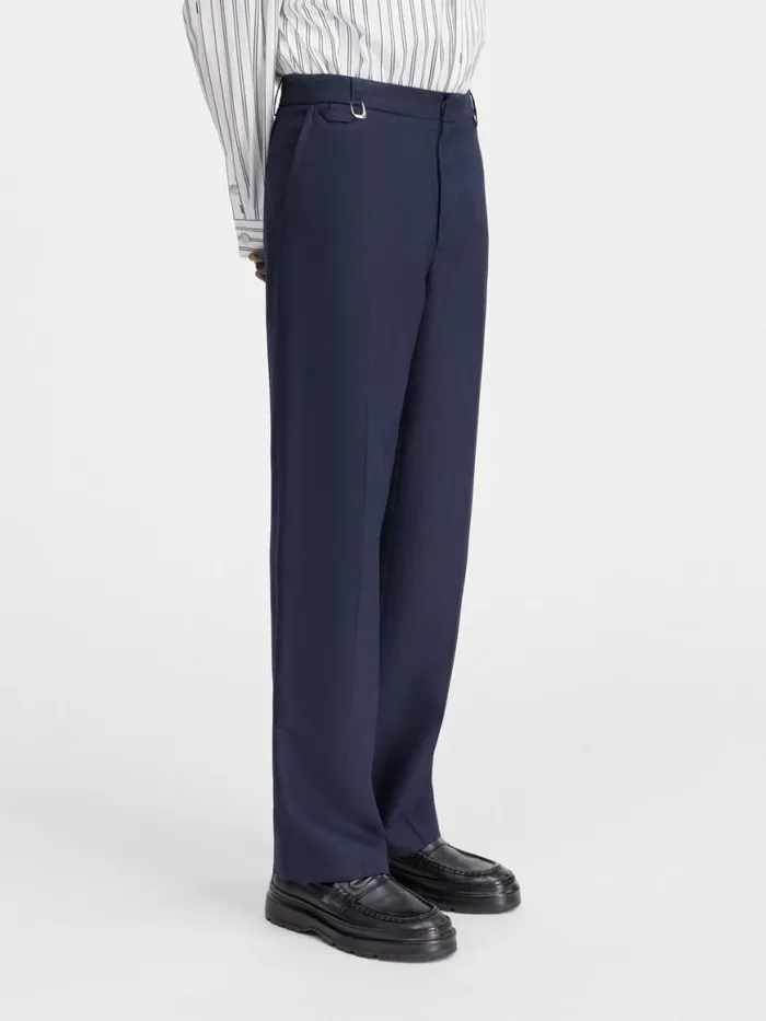The Melo Pants Dark Navy Men JACQUEMUS Trousers and Shorts The Melo Pants Dark Navy Men JACQUEMUS Trousers and Shorts