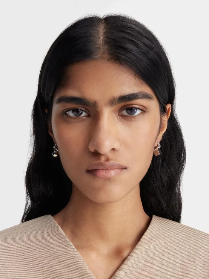The Nodo Stud Earrings Silver Women JACQUEMUS Jewellery The Nodo Stud Earrings Silver Women JACQUEMUS Jewellery