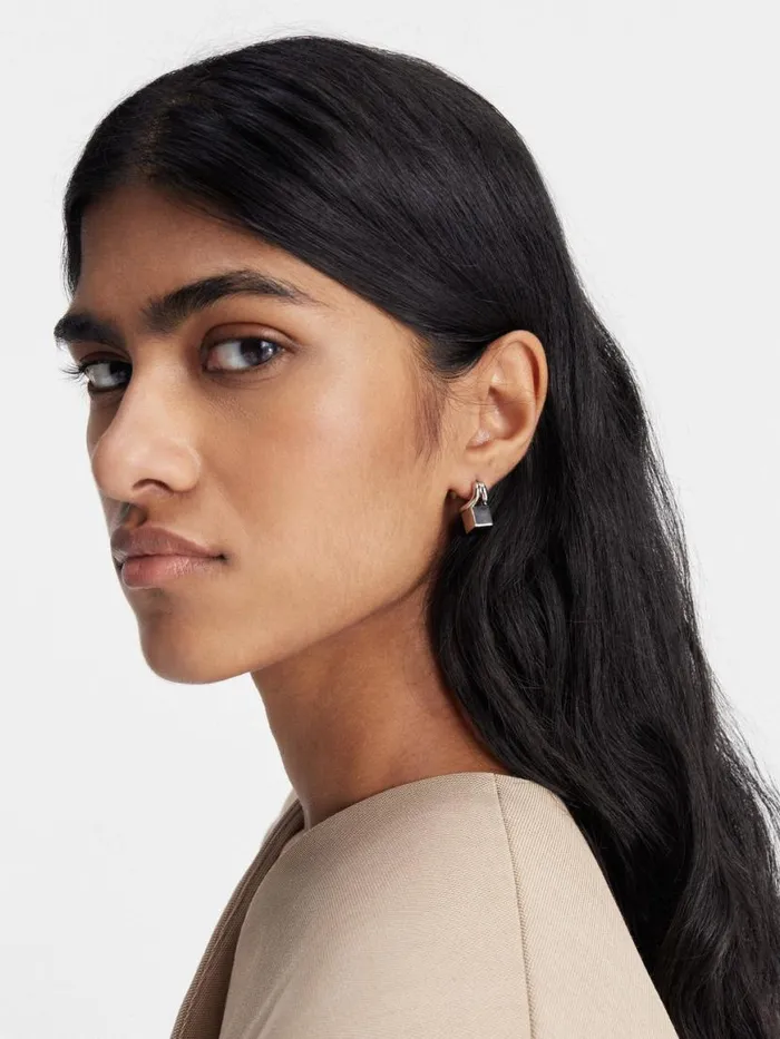 The Nodo Stud Earrings Silver Women JACQUEMUS Jewellery The Nodo Stud Earrings Silver Women JACQUEMUS Jewellery