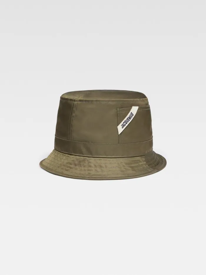 The Ovalie Bucket Hat Khaki WomenMen JACQUEMUS Hats The Ovalie Bucket Hat Khaki WomenMen JACQUEMUS Hats