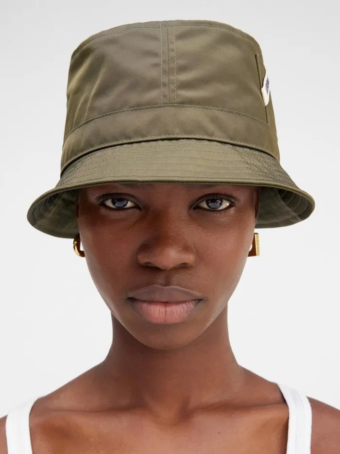 The Ovalie Bucket Hat Khaki WomenMen JACQUEMUS Hats The Ovalie Bucket Hat Khaki WomenMen JACQUEMUS Hats