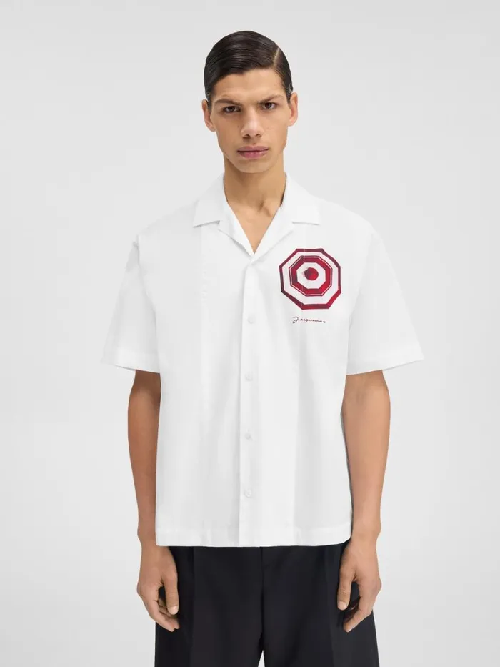 The Parasol Shirt Print Red Parasol Men JACQUEMUS Shirts The Parasol Shirt Print Red Parasol Men JACQUEMUS Shirts