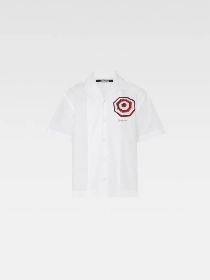 The Parasol Shirt Print Red Parasol Men JACQUEMUS Shirts The Parasol Shirt Print Red Parasol Men JACQUEMUS Shirts